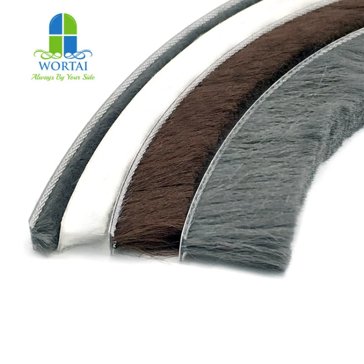 High Precision Anti-Water Silicone Weather Seal Strip Woven Pile Brush Seal for Door and Window
