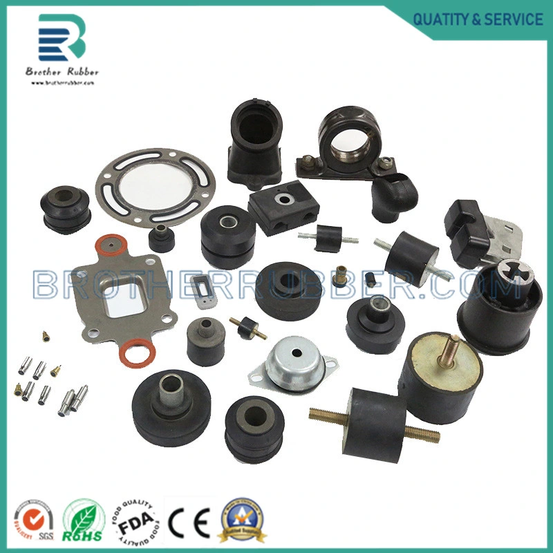 Customized Rubber Buffer Block Rubber Metal Bonded Parts