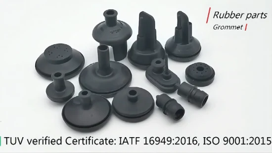 ISO9001 IATF 16949: 2016 Certificación EPDM Resistencia al envejecimiento Alambre de goma Cable de cableado de silicona Arandela para automoción y electrónica